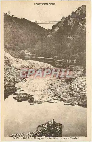 Cartes postales L'Auvergne Gorges de la Sioule aux Fades