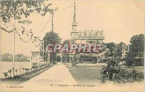 Cartes postales Enghien Jardins du Casino