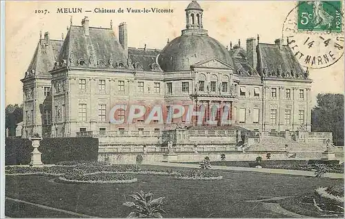 Cartes postales Melun Chateau de Vaux Le Vicomte