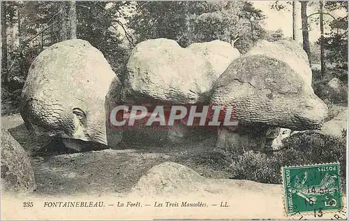 Cartes postales Fontainebleau La Foret Les Trois Mausolees