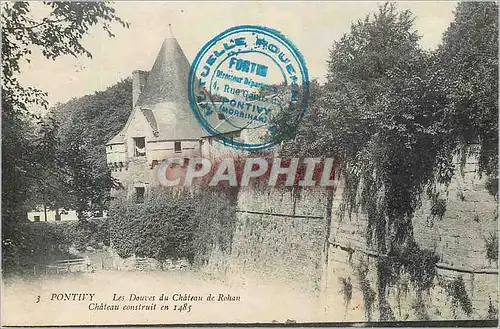Cartes postales Pontivy Les Douves du Chateau de Rohan Chateau Construit en 1485