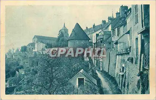 Ansichtskarte AK La Bourgogne Avallon Les Remparts