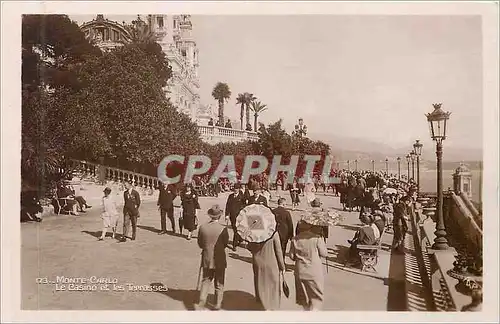 Cartes postales moderne Monte Carlo Le Casino et les Terrasses