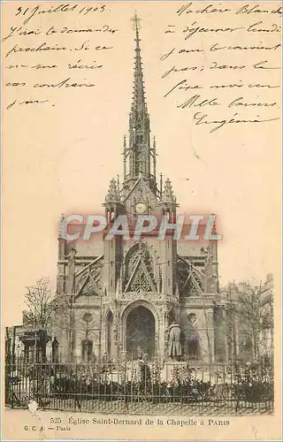 Ansichtskarte AK Paris Eglise Saint Bernard de la Chapelle