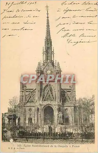 Cartes postales Paris Eglise Saint Bernard de la Chapelle