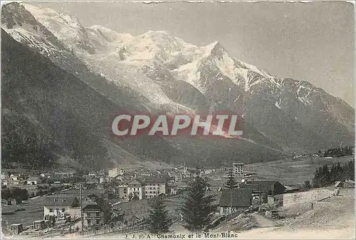 Cartes postales Chamonix et le Mont Blanc