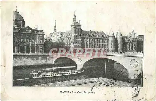 Cartes postales Paris La Conciergerie Bateau