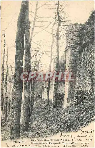 Cartes postales Provins La Grande Muraille du XIIIe Siecle