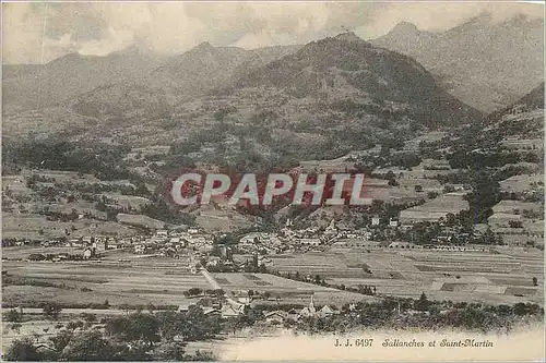 Cartes postales Sallanches et Saint Martin