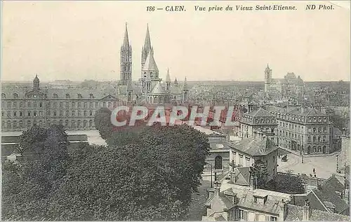 Cartes postales Caen Vue prise du Vieux Saint Etienne