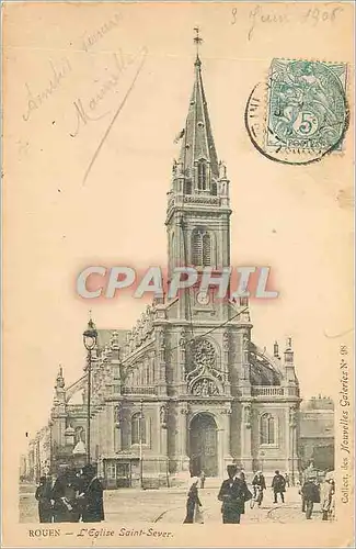 Cartes postales Rouen L'Eglise Saint Sever