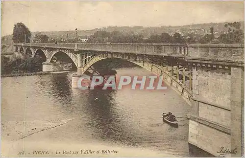 Cartes postales Vichy Le Pont sur l'Allier et Bellerive
