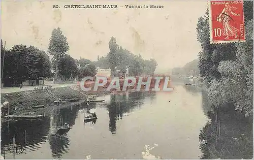 Cartes postales Creteil Saint Maur Vue sur la Marne