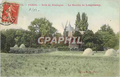 Cartes postales Paris Bois de Boulogne Le Moulin de Longchamp