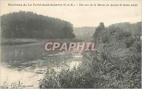 Ansichtskarte AK Environs de la Ferte sous Jouarre (S et M) Une vue de la Marne en Amont de Saint Aulde