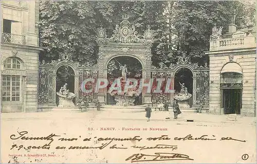 Cartes postales Nancy Fontaine de Neptune