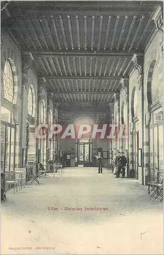 Cartes postales Vittel Galeries Interieures