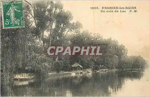 Cartes postales Enghien les Bains Un Coin du Lac