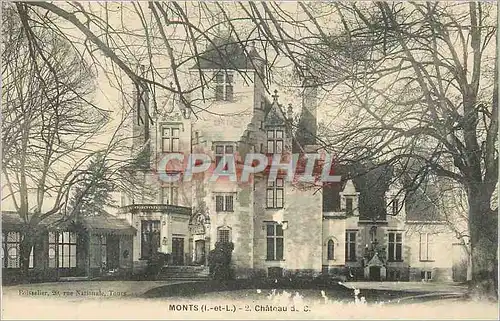 Cartes postales Monts (I et L) Chateau
