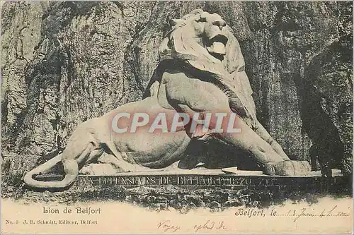 Cartes postales Belfort Le Lion
