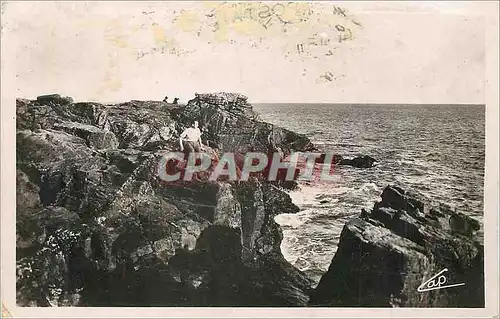 Moderne Karte Les Sables d'Olonne Rochers au Puits d'Enfer