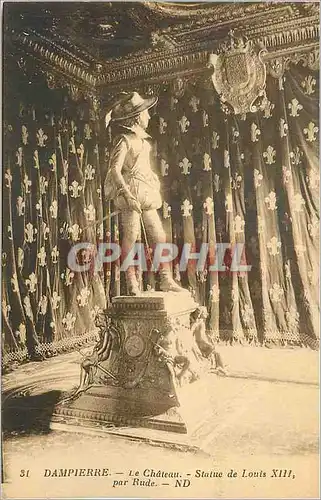 Ansichtskarte AK Dampierre Le Chateau Statue de Louis XIII par Rude