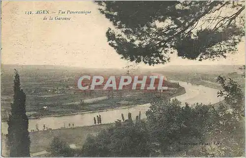 Cartes postales Agen Vue Panoramique de la Garonne