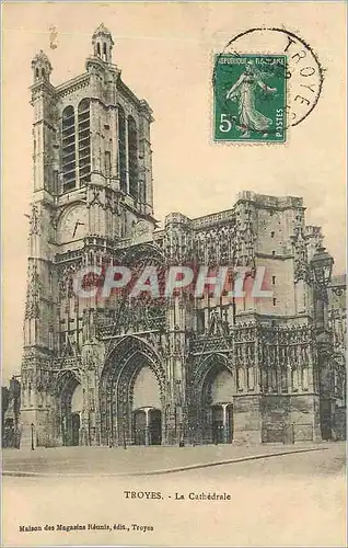 Cartes postales Troyes La Cathedrale