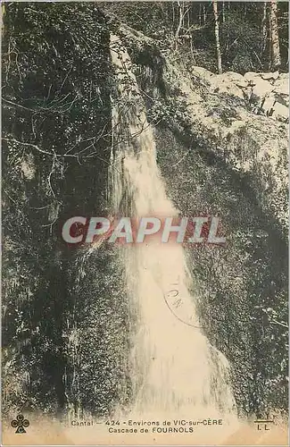 Cartes postales Environs de Vic sur Cere Cantal Cascade de Fournols
