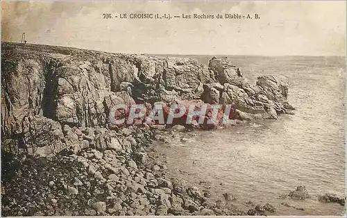 Cartes postales Le Croisic (L I) Les Rochers du Diable