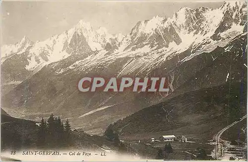 Cartes postales Saint Gervais Col de voza