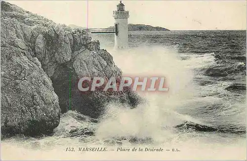 Ansichtskarte AK Marseille Phare de la Desirade