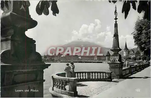 Moderne Karte Luzern Und Pilatus