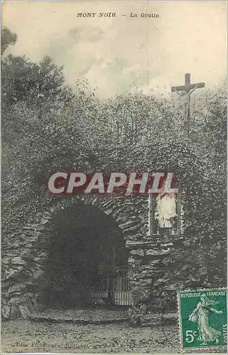 Cartes postales Mont Noir La Grotte Christ