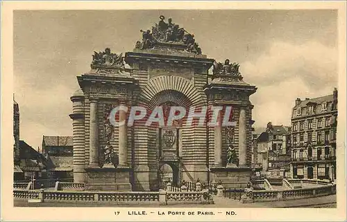 Cartes postales Lille La Porte de Paris
