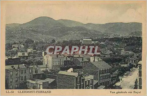 Cartes postales Clermont Ferrand Vue Generale sur Royat