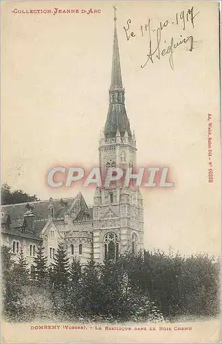 Ansichtskarte AK Domremy (Vosges) La Basilique dans le Bois Chenu