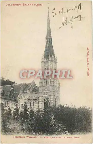 Cartes postales Domremy (Vosges) La Basilique dans le Bois Chenu