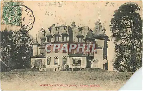 Cartes postales Nogent sur Vernisson (Loiret) Chateau de Praslin