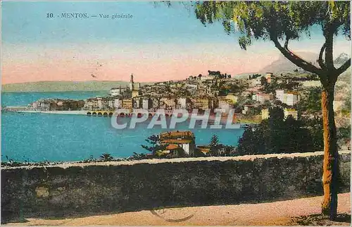 Cartes postales Menton Vue Generale