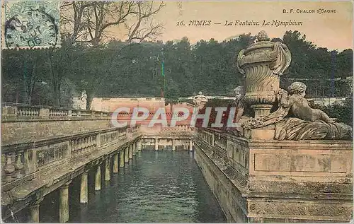 Cartes postales Nimes Fontaine Le Nympheum