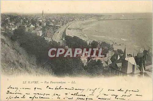 Cartes postales Le Havre Vue Panoramique (carte 1900)
