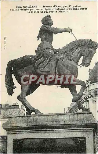 Cartes postales Orleans Jeanne d'Arc par Foyatier