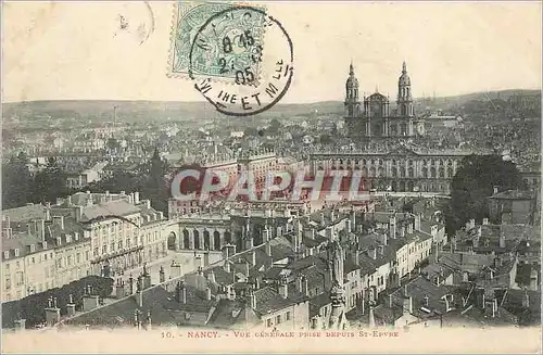 Cartes postales Nancy Vue Generale prise depuis St Epvre