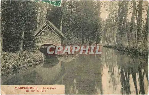Cartes postales Mauperthuis Le Chateau Un Coin du Parc