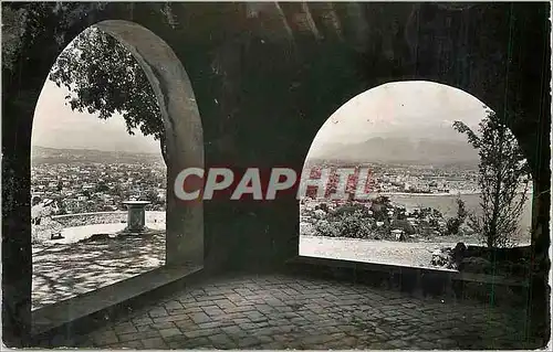 Cartes postales moderne La Garoupe Vue sur Antibes prise de N D de la Garoupe