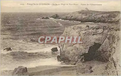 Ansichtskarte AK Presqu'Ile de Quiberon Arche et Plage de Port Blanc Pointe de l'Observartoire