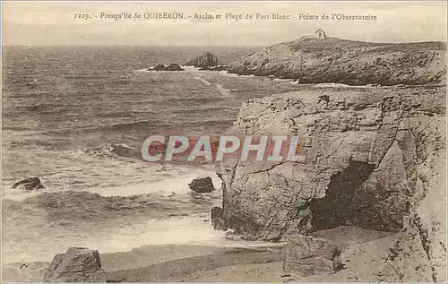 Cartes postales Presqu'Ile de Quiberon Arche et Plage de Port Blanc Pointe de l'Observartoire