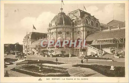 Cartes postales Royan Le Casino et les Jardins