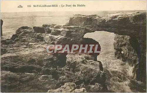 Ansichtskarte AK St Palais sur Mer le Pont du Diable